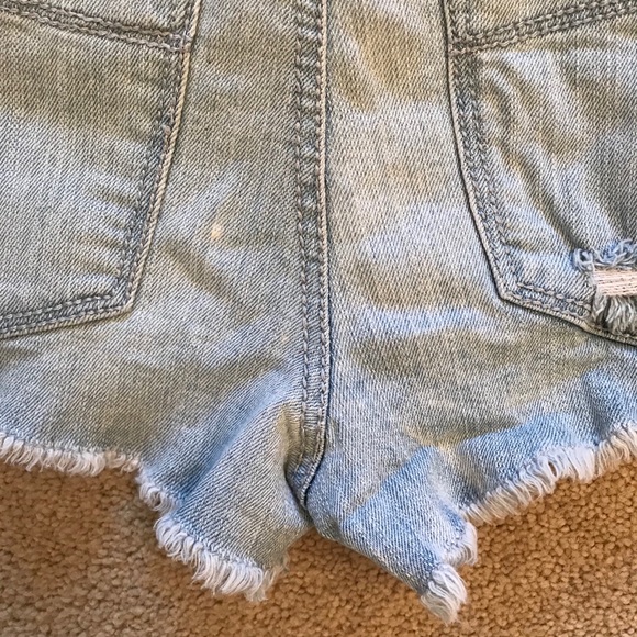RSQ Distressed Denim Shorts Maui High Rise Cut Off - Picture 11 of 11